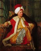 Antoine de Favray Portrait of Charles Gravier Count of Vergennes and French Ambassador, in Turkish Attire Spain oil painting artist